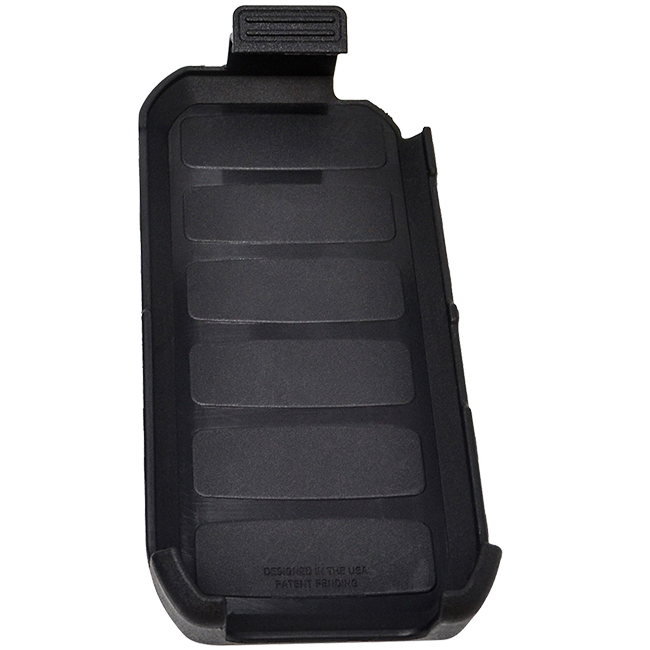 Turtleback Plastic Holster with 3Lock Ratcheting and Removable Swivel Metal Belt Clip Sonim